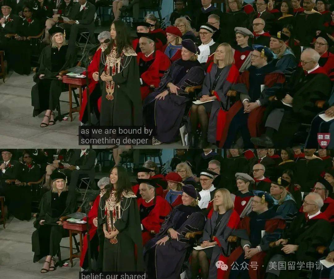 女生蒋雨融来自青岛英高毕业本科就读于杜克震撼全场！史上首位在哈佛毕业演讲的中国(图5)
